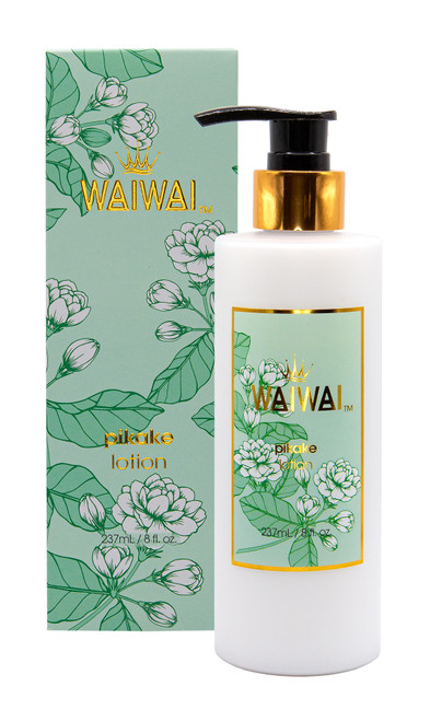 WaiWai Lotion Pump 8oz: Pikake Box and Pump